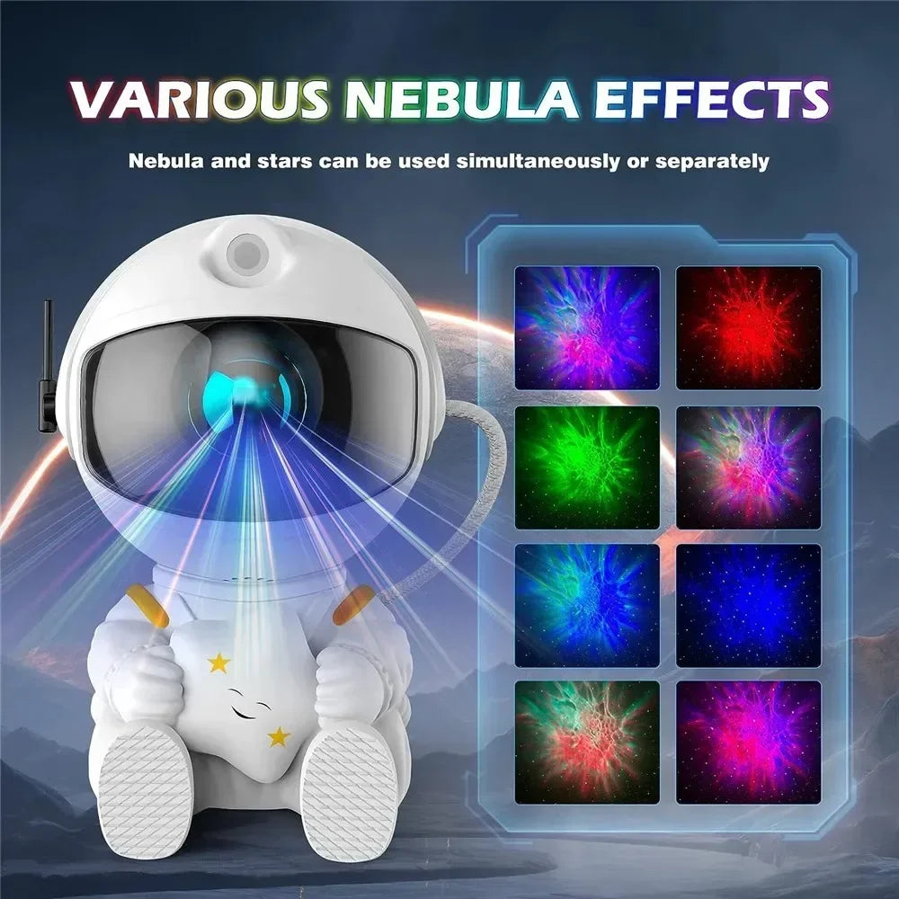 "Indura" Star Projector Galaxy Night Light Astronaut Space Projector