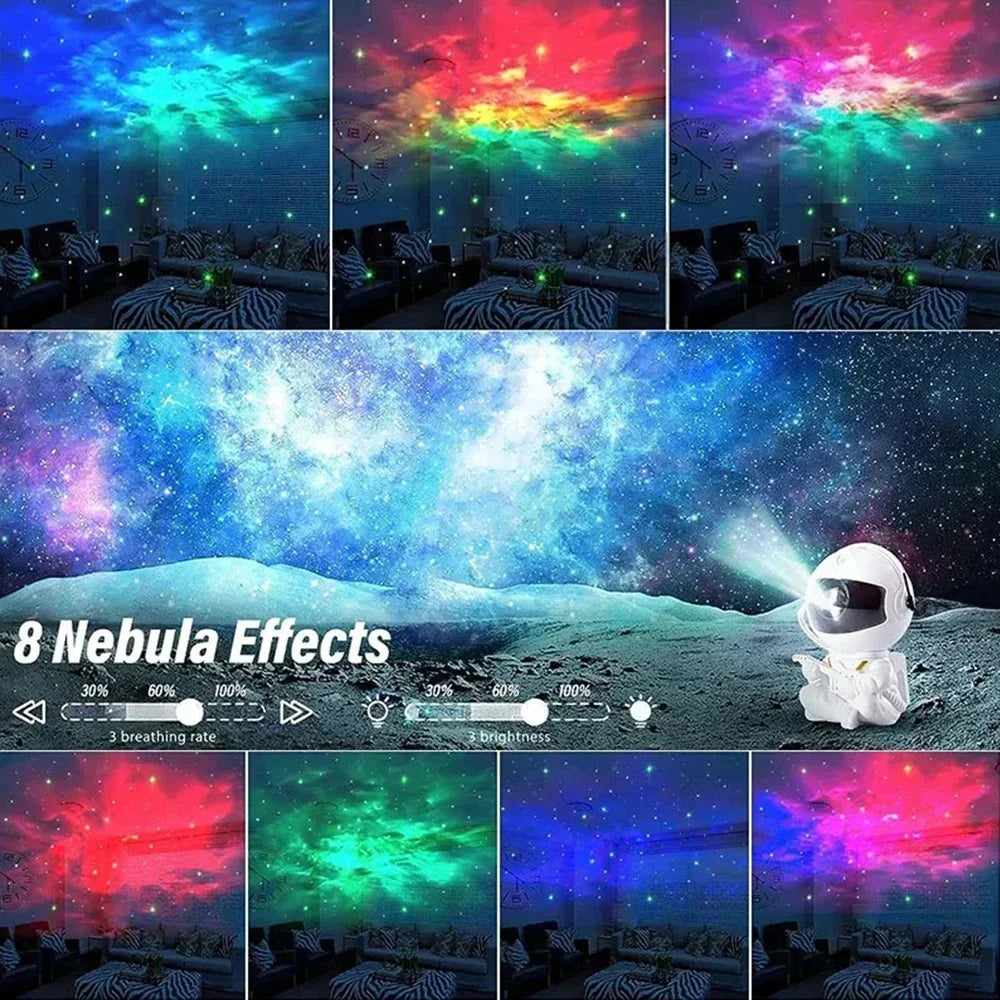 "Indura" Star Projector Galaxy Night Light Astronaut Space Projector