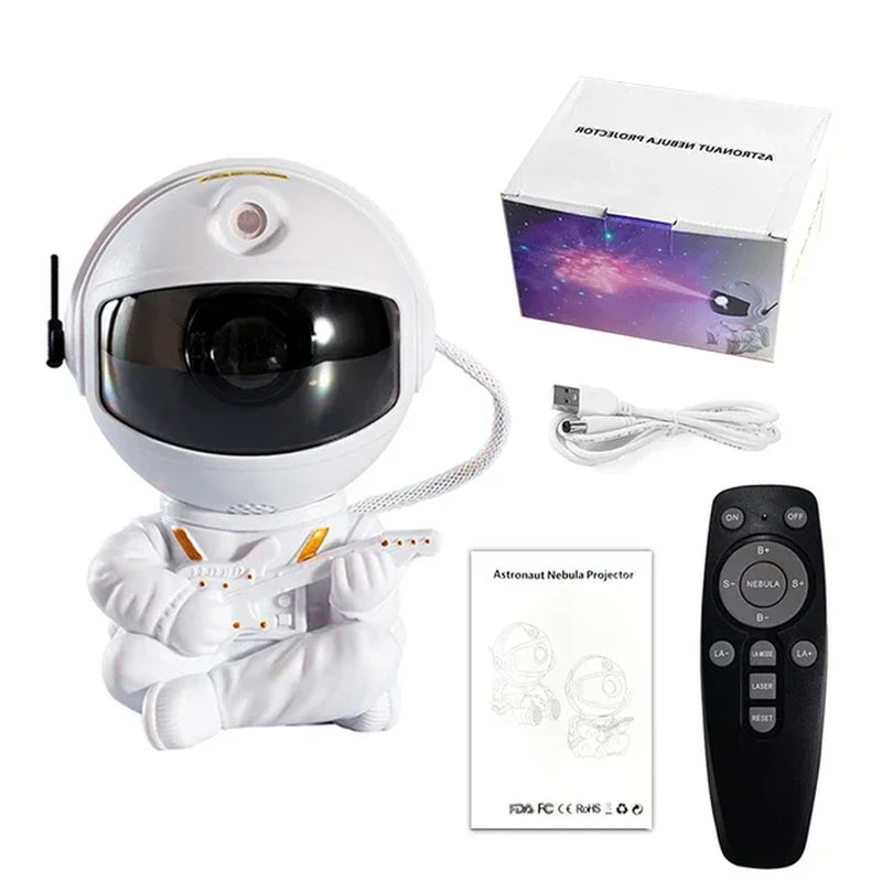 "Indura" Star Projector Galaxy Night Light Astronaut Space Projector